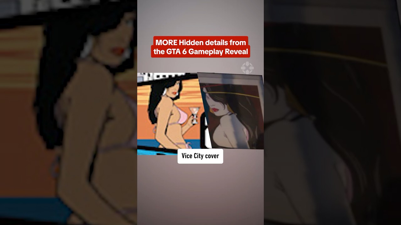 Jason and Lucia have a picture frame of the Vice City cover girl! #gta6 #gta #gameplay #details #ign