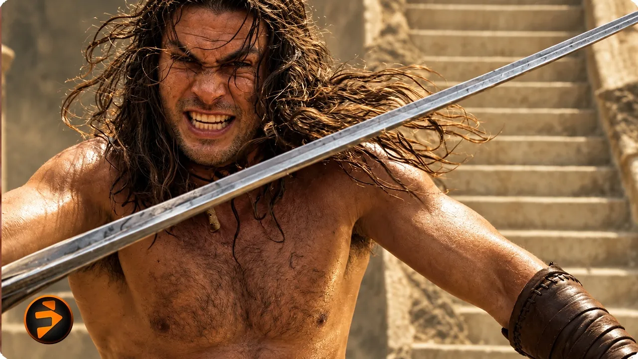 Jason Momoa Fights Through An Army of Sand Demons | Conan the Barbarian