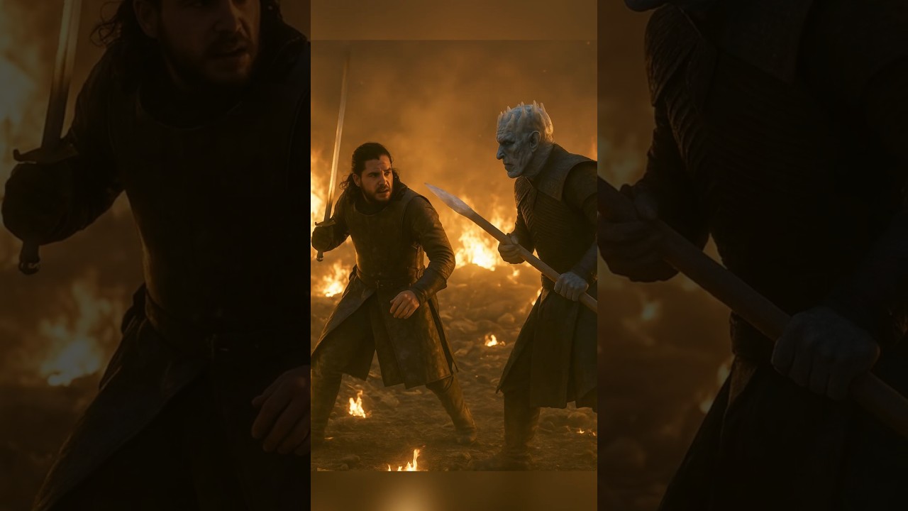 Jon Snow vs Night King 🔥 Epic Battle | Game of Thrones Short 2025