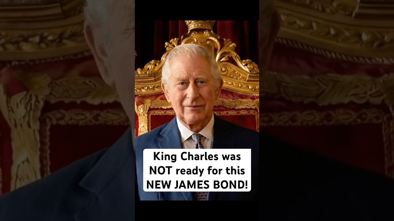 King Charles Meets The New James Bond! #darkhumor #jamesbond #royalfamily #fyp #indian