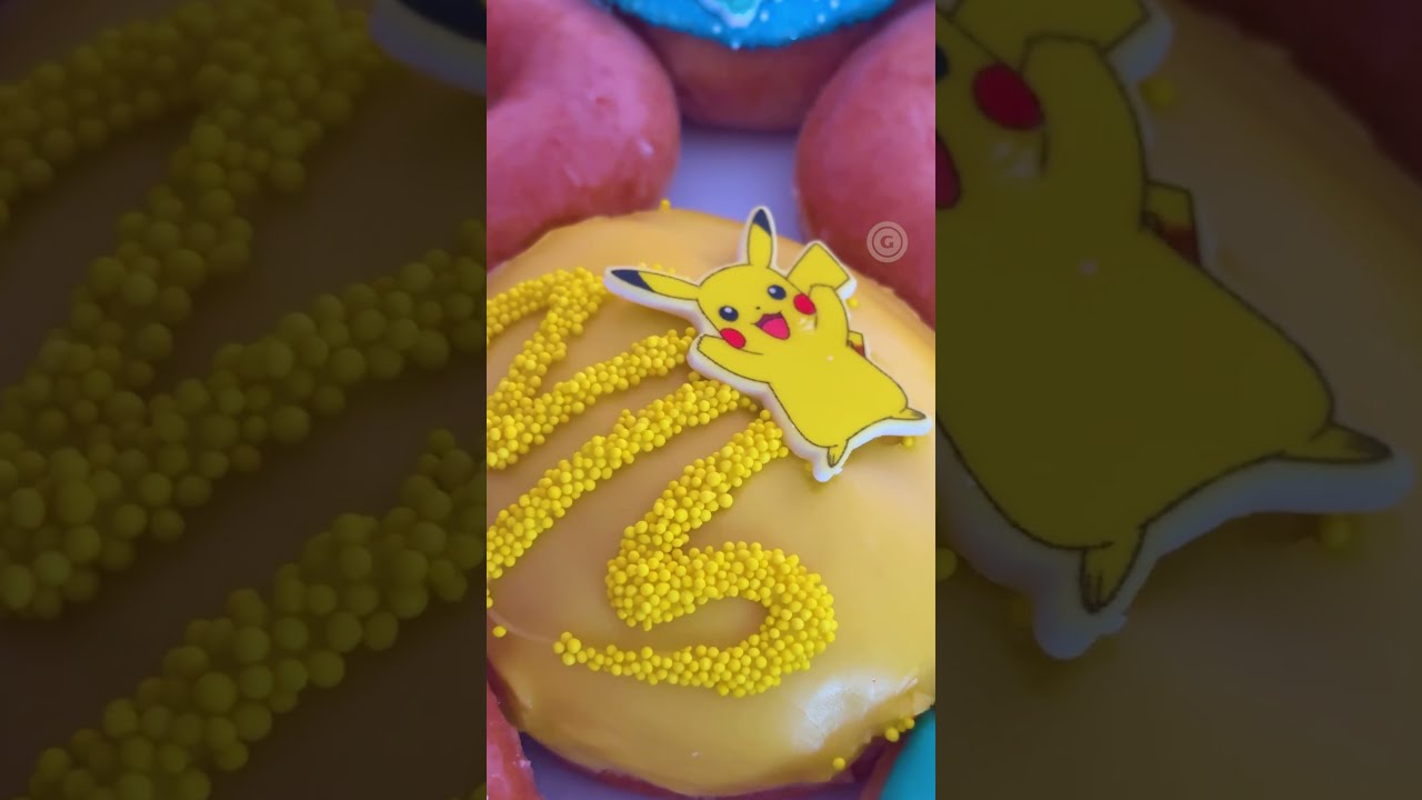 Krispy Kreme Pokémon Doughnuts Unboxing