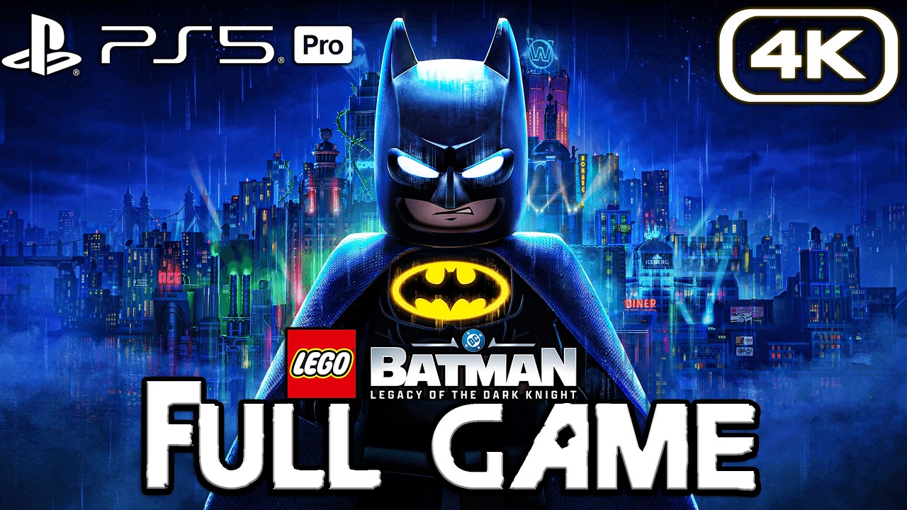 LEGO BATMAN LEGACY OF THE DARK KNIGHT Gameplay Walkthrough FULL GAME (4K 60FPS) No Commentary
