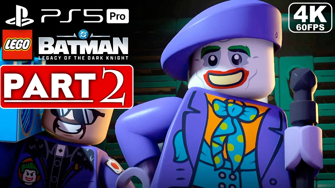 LEGO BATMAN LEGACY OF THE DARK KNIGHT Gameplay Walkthrough Part 2 [4K 60FPS PS5] - No Commentary
