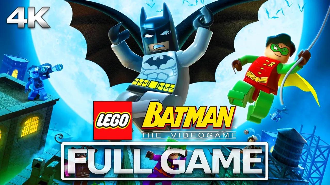 LEGO BATMAN: THE VIDEOGAME Full Gameplay Walkthrough / No Commentary【FULL GAME】4K 60FPS Ultra HD