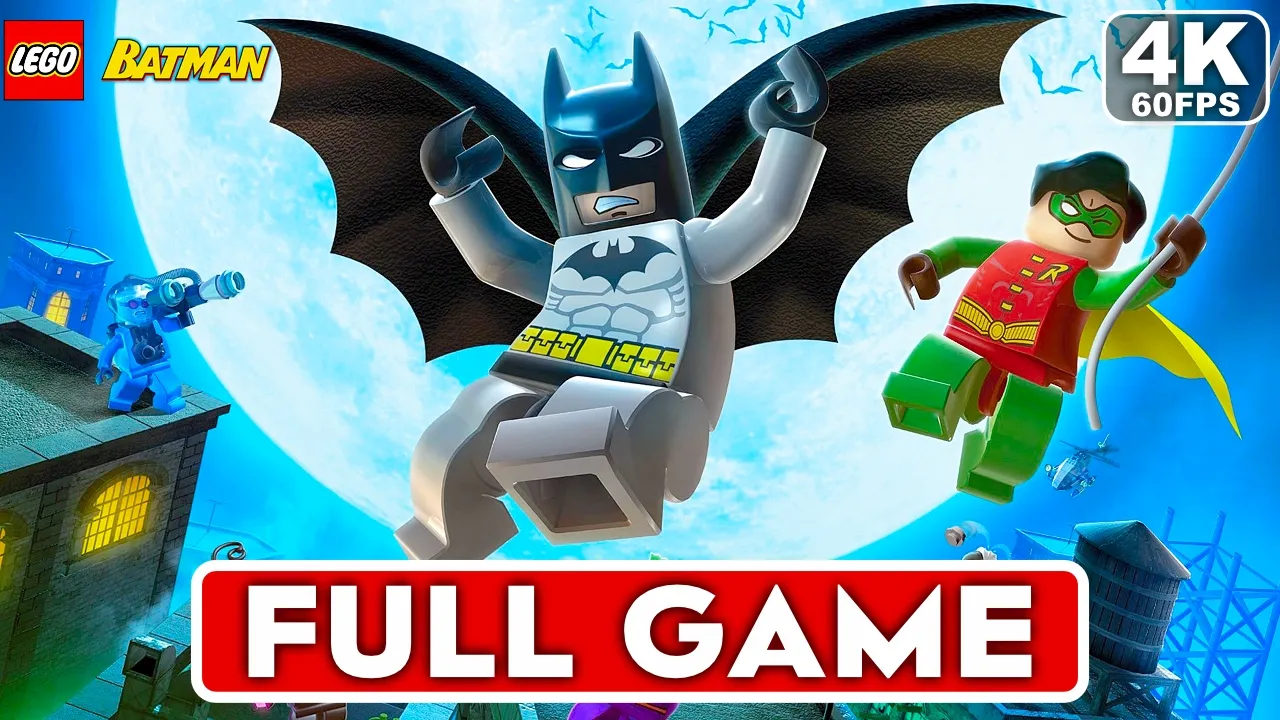 LEGO Batman The Videogame Gameplay Walkthrough FULL GAME [4K 60FPS] - No Commentary