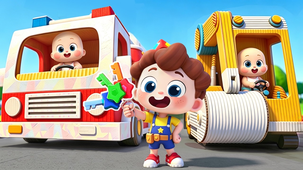 Let's Fix the Cardboard Cars | Vehicle songs | Nursery Rhymes & Kids Songs | BabyBus