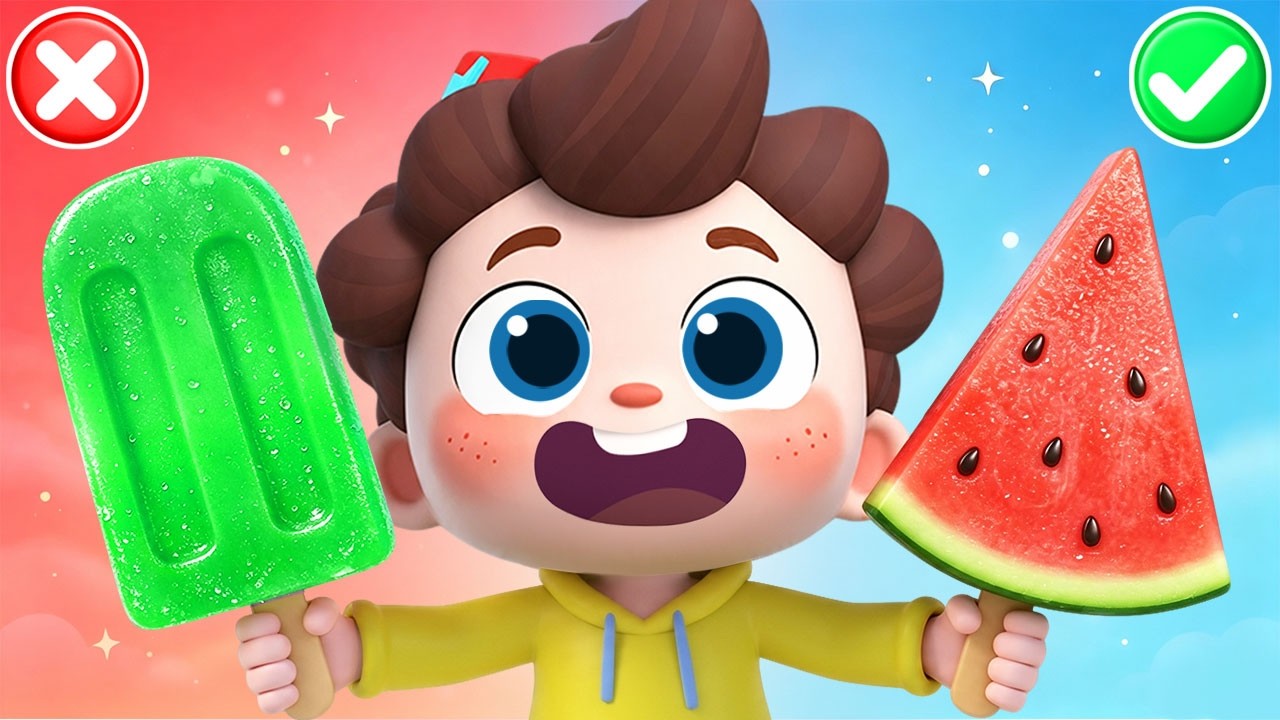 Let's Make Healthy Ice Cream | Ice Cream Scooping | Learn Fruits | Kids Songs | BabyBus