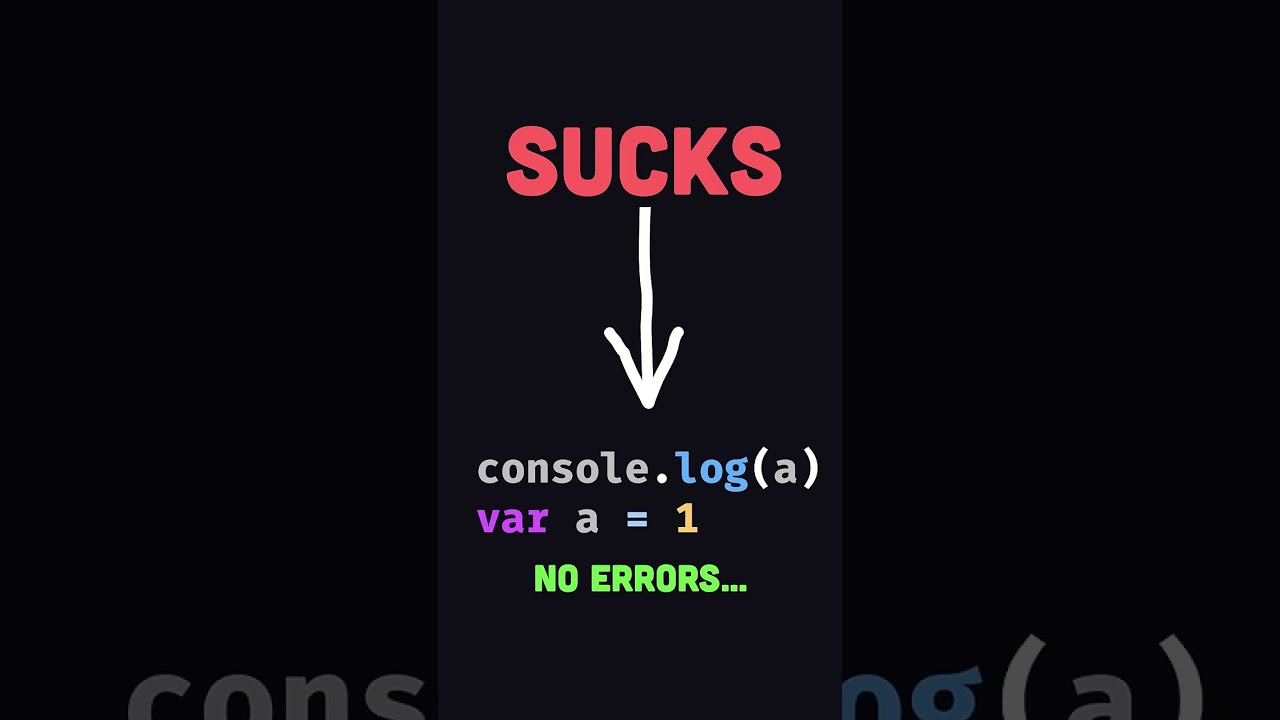 Let’s play… Does your code suck? JavaScript Variables Edition
