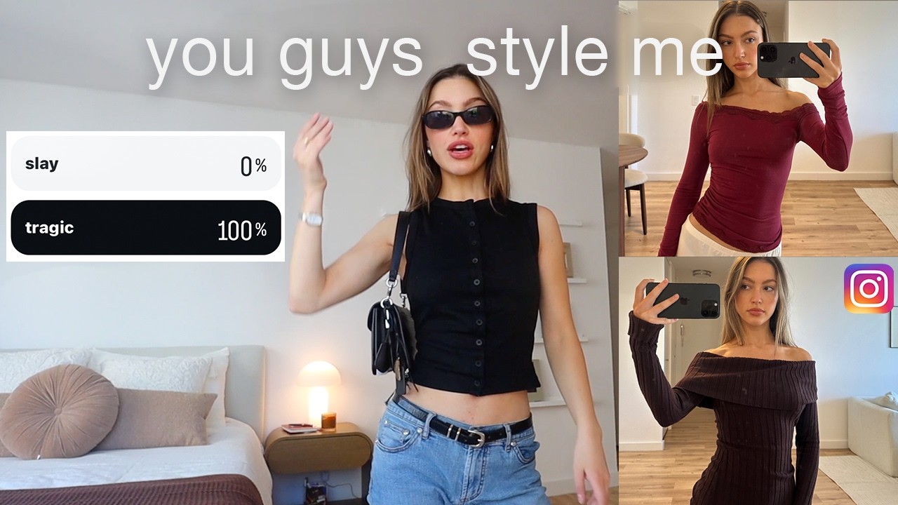 letting you guys style me for a week (because i'm indecisive)