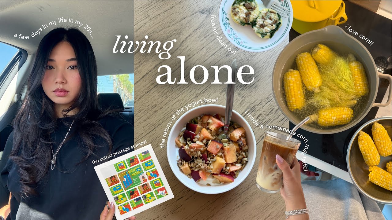 living alone diaries 🧸🧺 | getting back into routine, grocery shopping & fb marketplace finds!