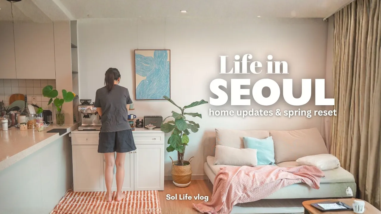 living alone in Seoul | apartment updates, spring rest, IKEA haul & BTS concert
