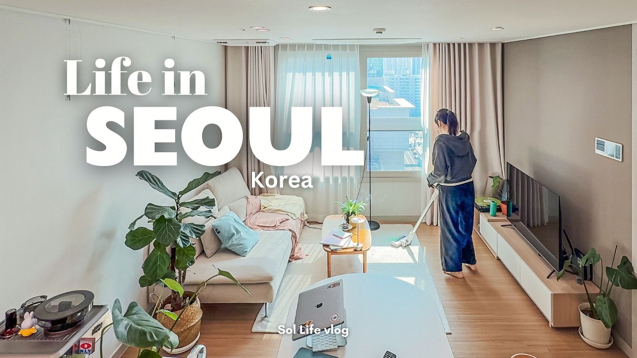 living alone in Seoul | getting life back on track, daily routines, cozy cafes & home cooking