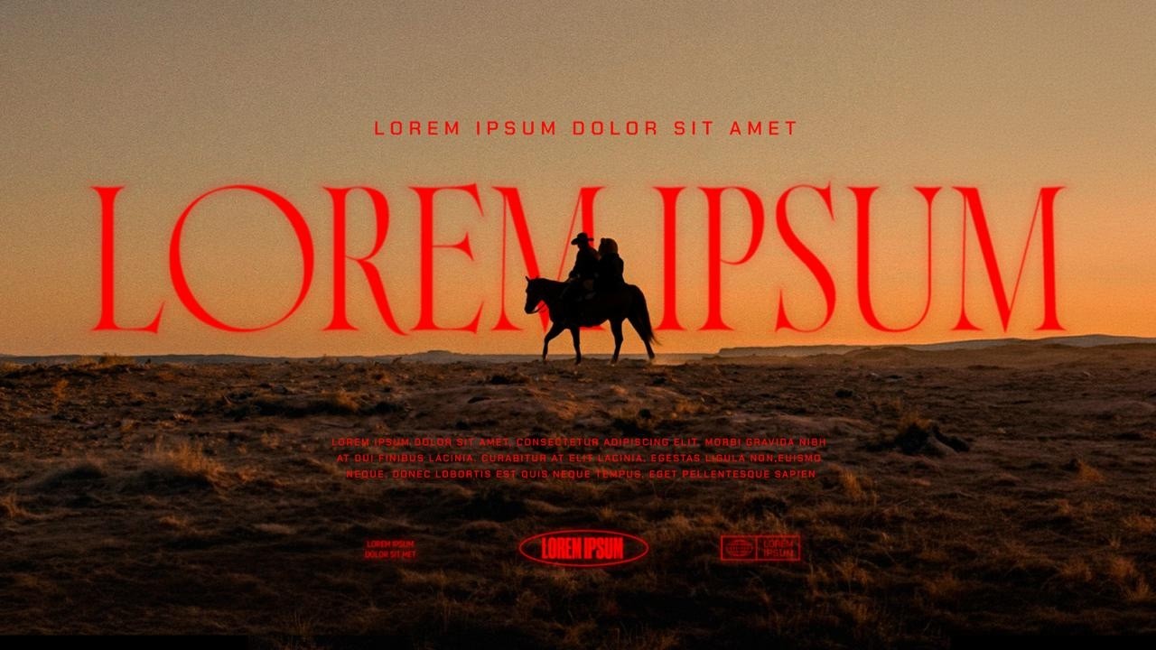 Lorem Ipsum (western) by Purga Studio