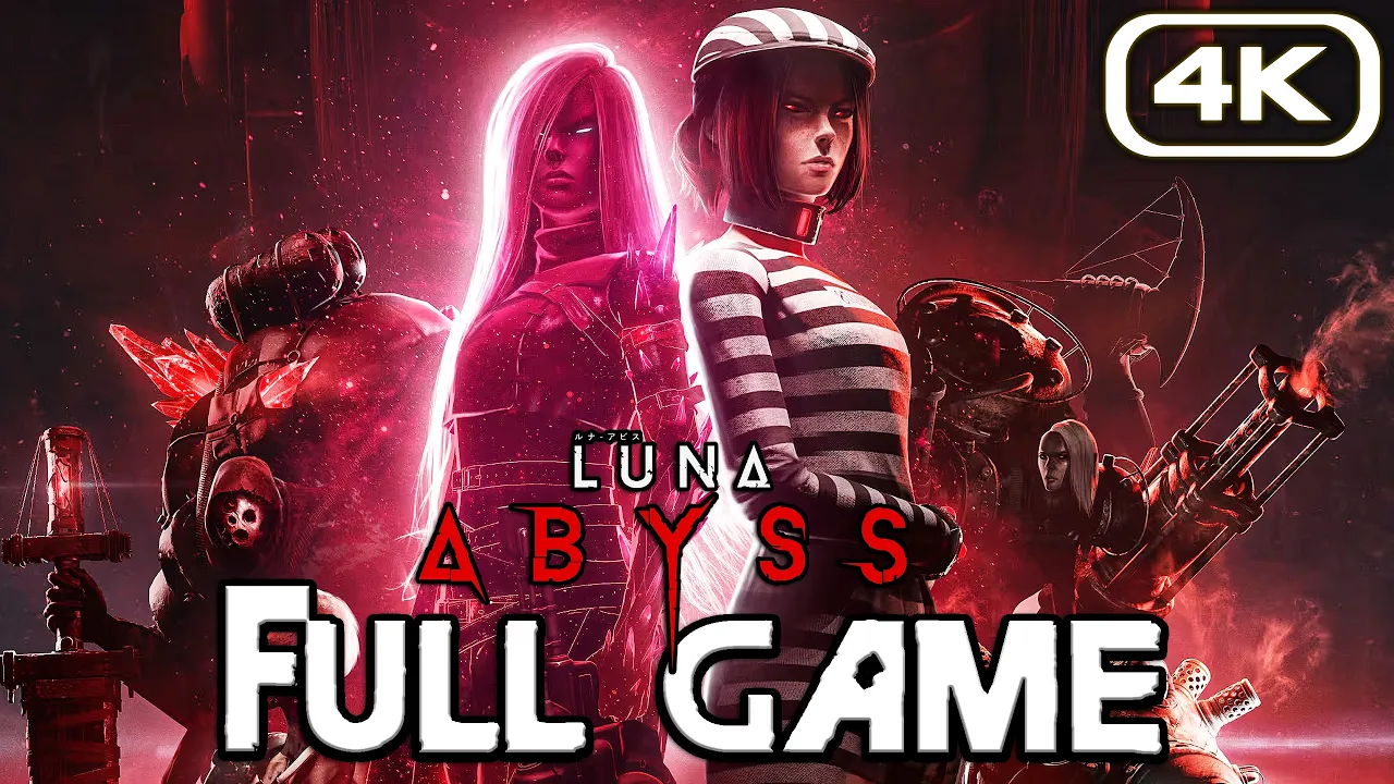 LUNA ABYSS Gameplay Walkthrough FULL GAME (4K 60FPS) No Commentary