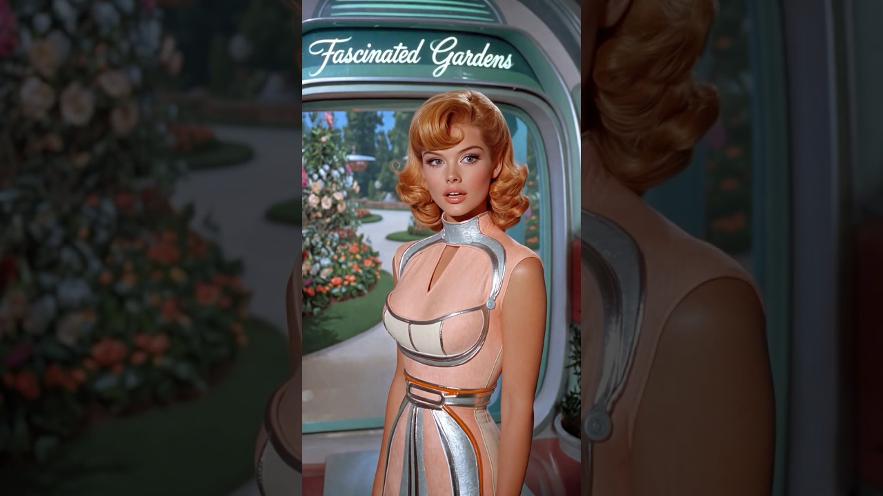 Luxury Garden Tour with Robot Gardeners | Retro Sci-Fi Short