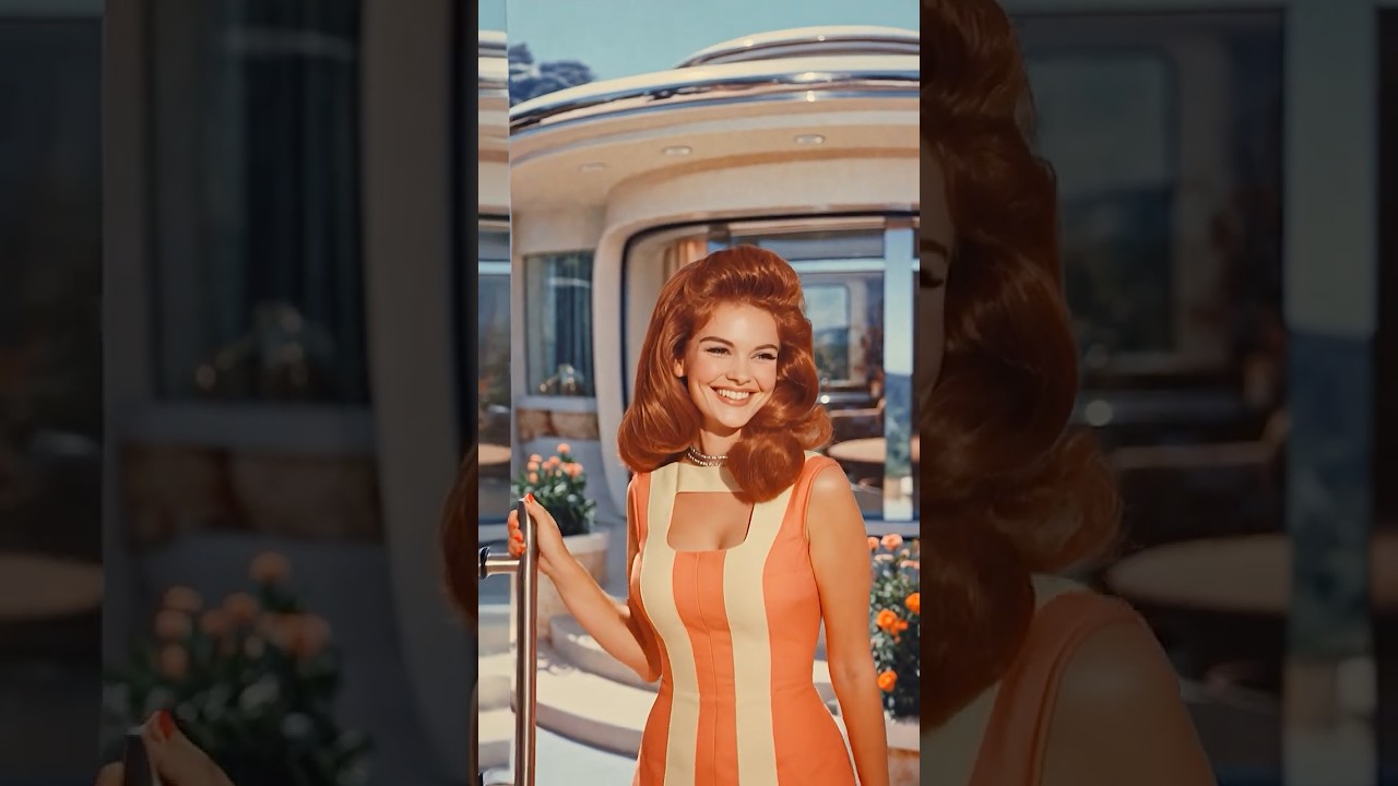 Luxury House Tour in 1950s American Suburbs | Retro Sci-Fi Short
