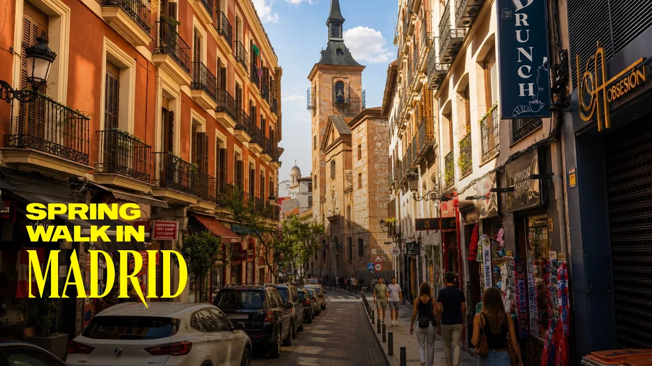 Madrid, The Heart of Spain Walking Tour 4K