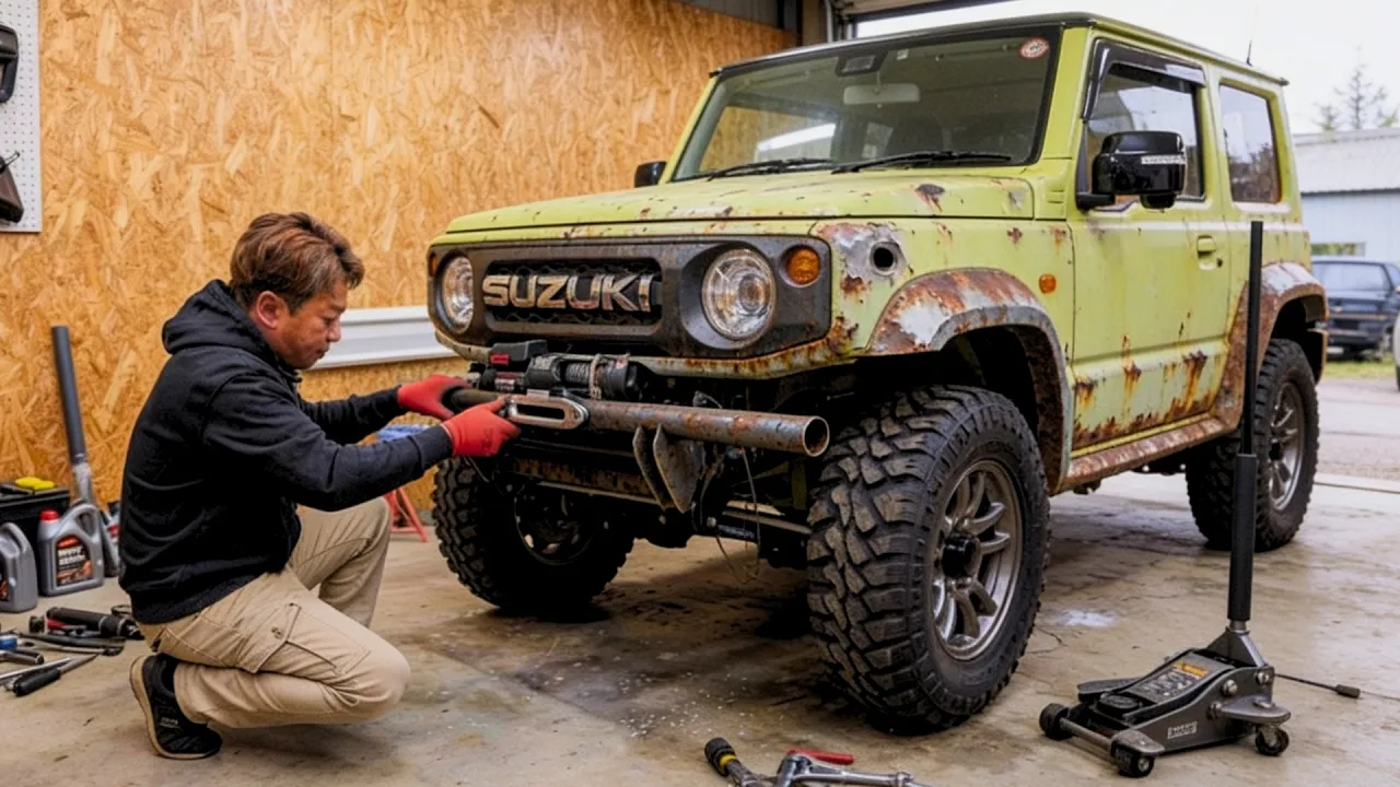 Man Buys Abandoned 4X4 For $600 And RESTORES It To New | Start To Finish By ‪@zelworks‬