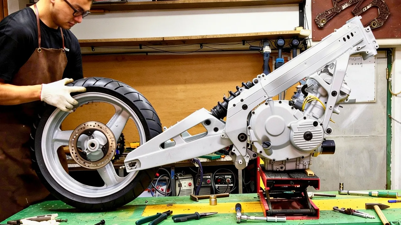 Man Restores 30-Year-Old Honda Motorbike From Engine Pieces | Start To Finish