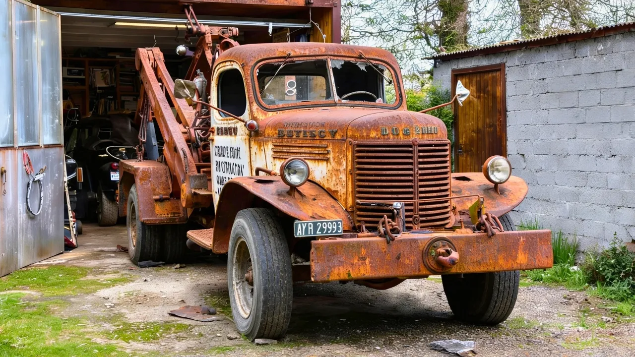 Man Restores 80-YEAR-OLD Tow Truck Back to New | Start to Finish by ‪@RV-19‬