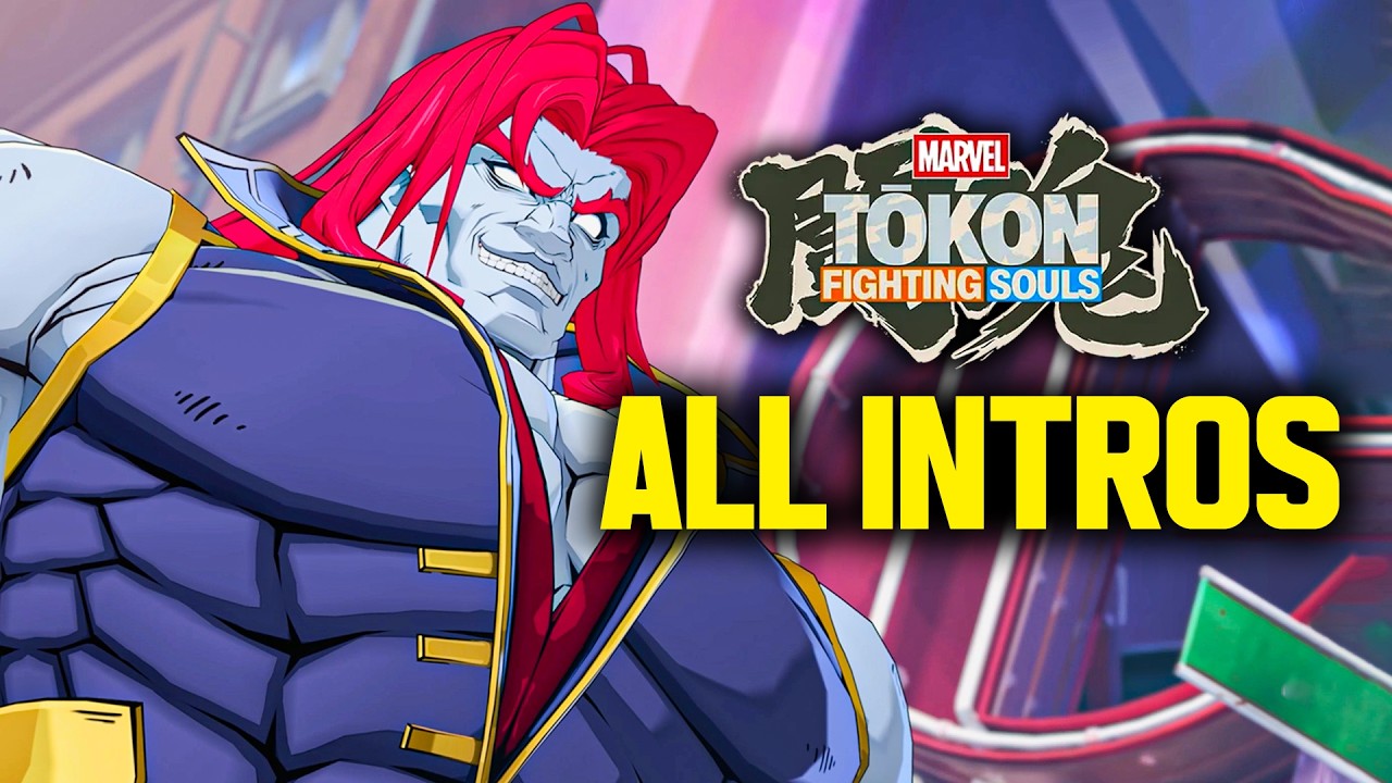 Marvel Tokon - All Champion Intros & Unique Interactions