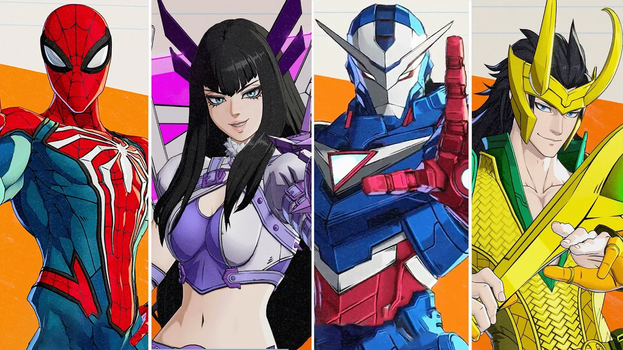Marvel Tokon - All Character Skins, Colors & Costumes