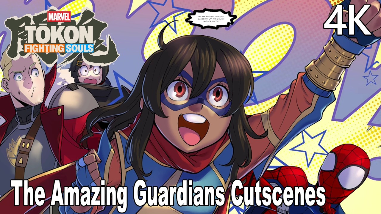 MARVEL Tokon: Fighting Souls The Amazing Guardians All Cutscenes 4K | Open Beta Story