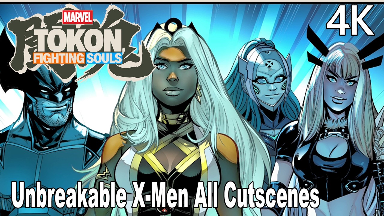 MARVEL Tokon: Fighting Souls Unbreakable X-Men All Cutscenes 4K | Full Episode