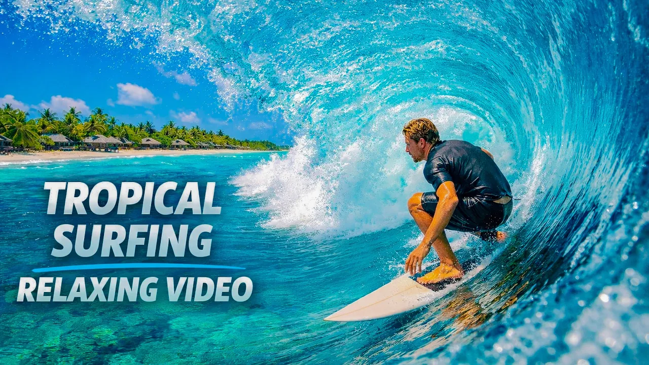 Massive North Shore Waves in 4K HDR 🌊 | Oahu Surf Competition Part 3 – Relaxing Ocean Ambience
