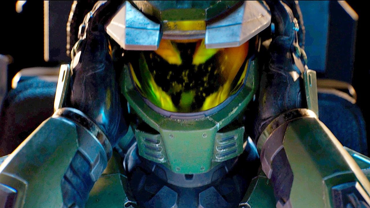 Master Chief Takes Off His Helmet Scene - Halo Campaign Evolved