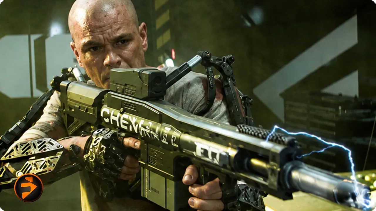Matt Damon Fights Elysium’s Elite Squad | Elysium