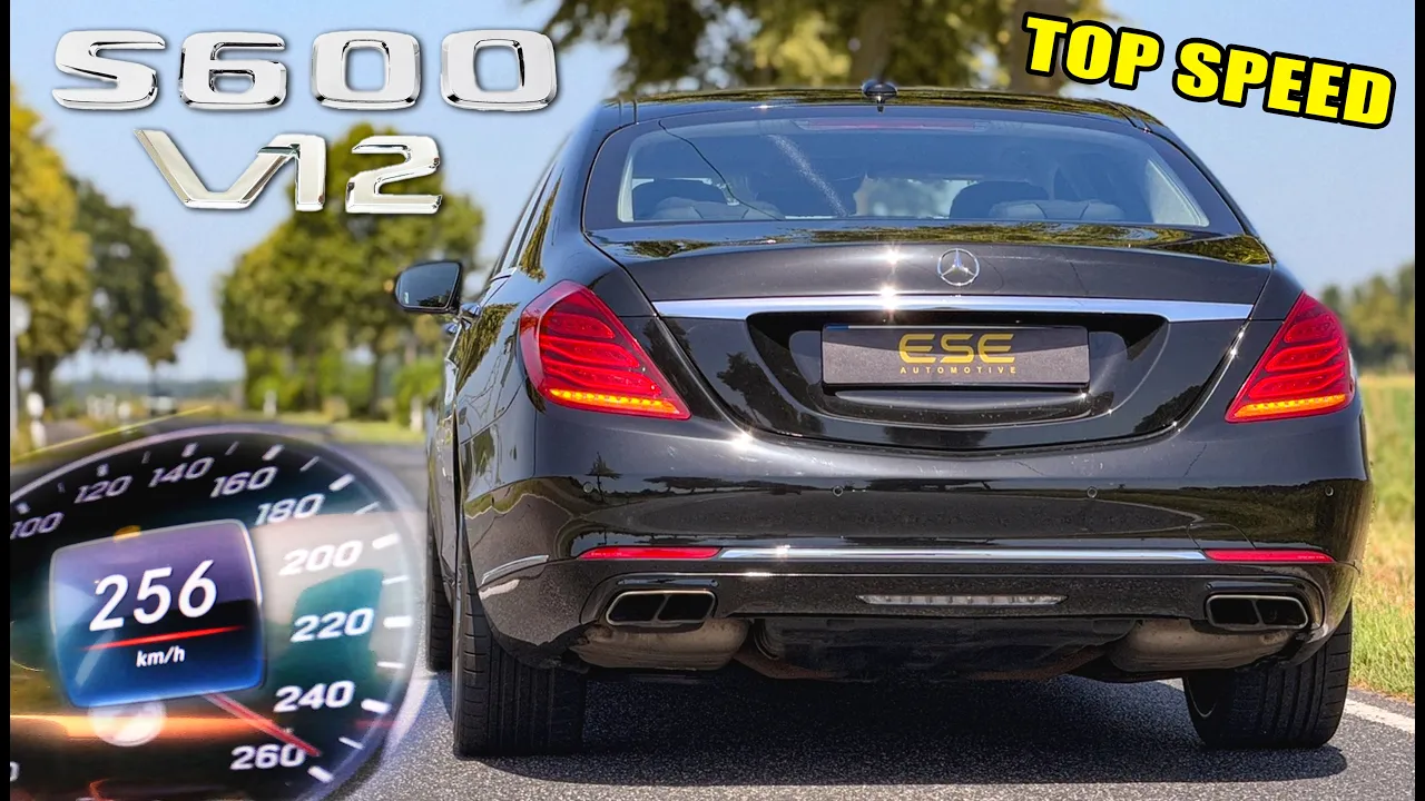MERCEDES S-CLASS S600 V12 BiTurbo W222 // 0-100 100-200 SOUND & POV TEST DRIVE