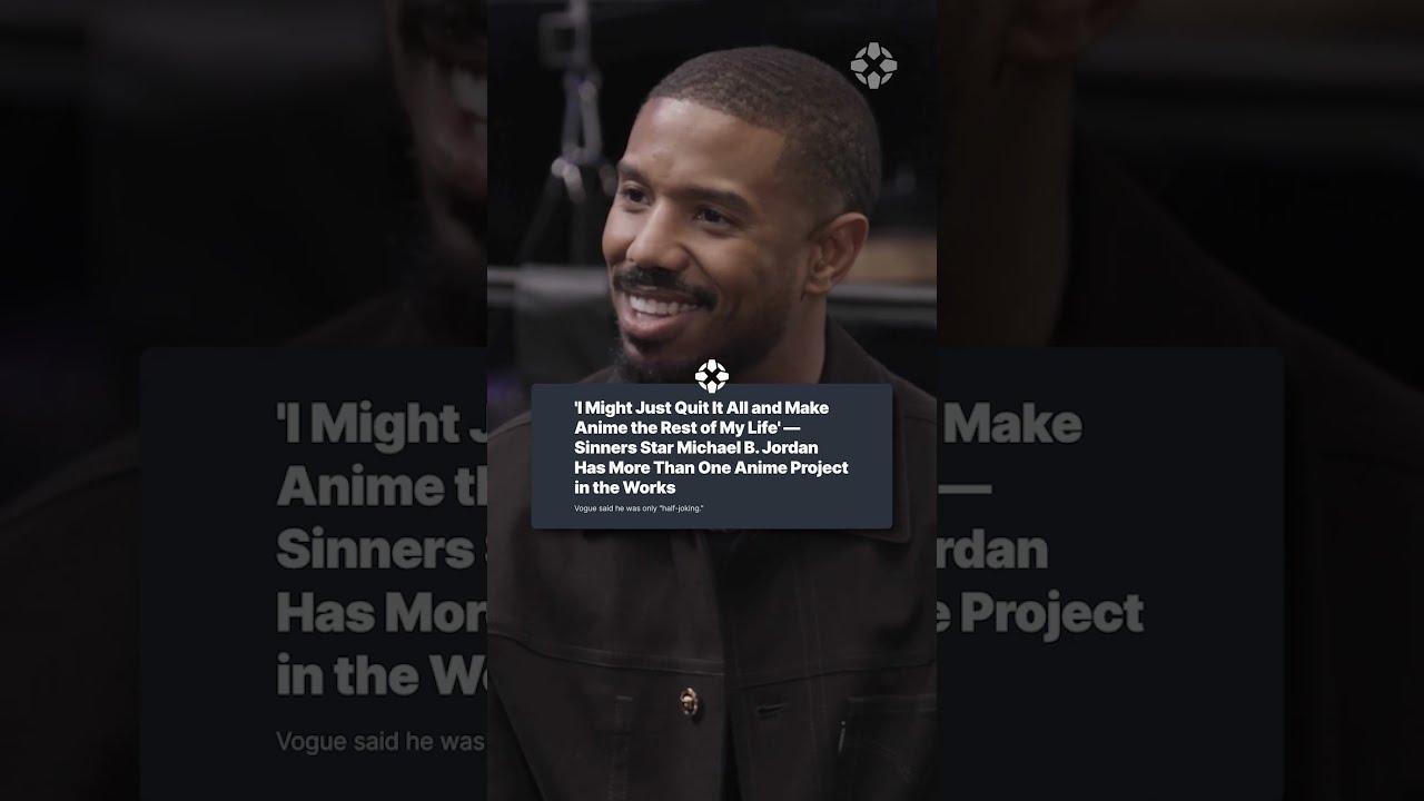 Michael B. Jordan REALLY loves anime