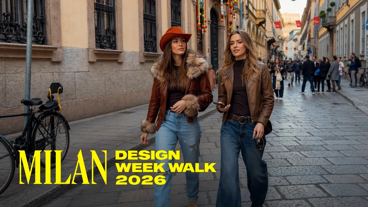 Milan Design Week 2026 Walking Tour, 4K