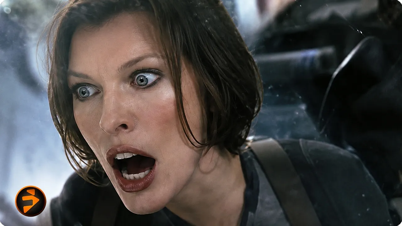 Milla Jovovich’s Insane Zombie Prison Landing | Resident Evil: Afterlife