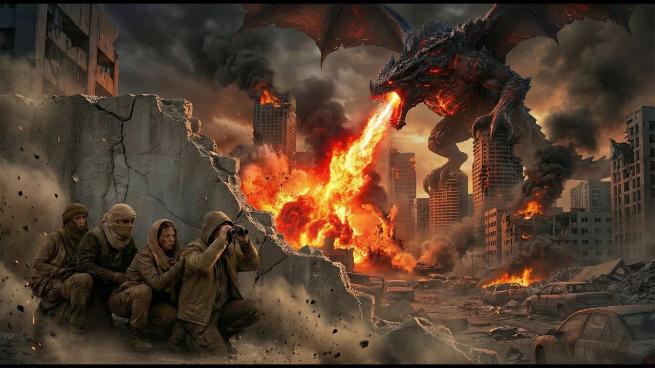 Millions of  Dragons Invade Earth Only Few Survivors Left