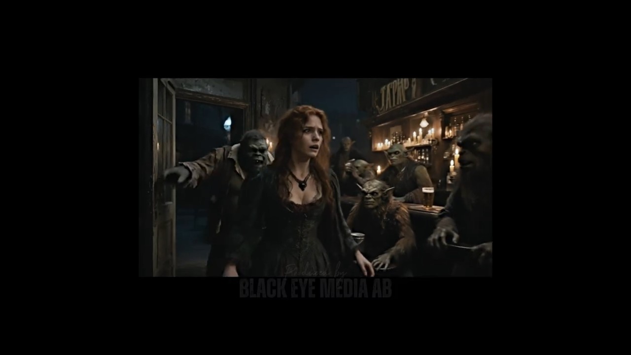 Monster Town - A Woman enters a Monster Pub. Fantasy video series Drakewood Shelter part 4