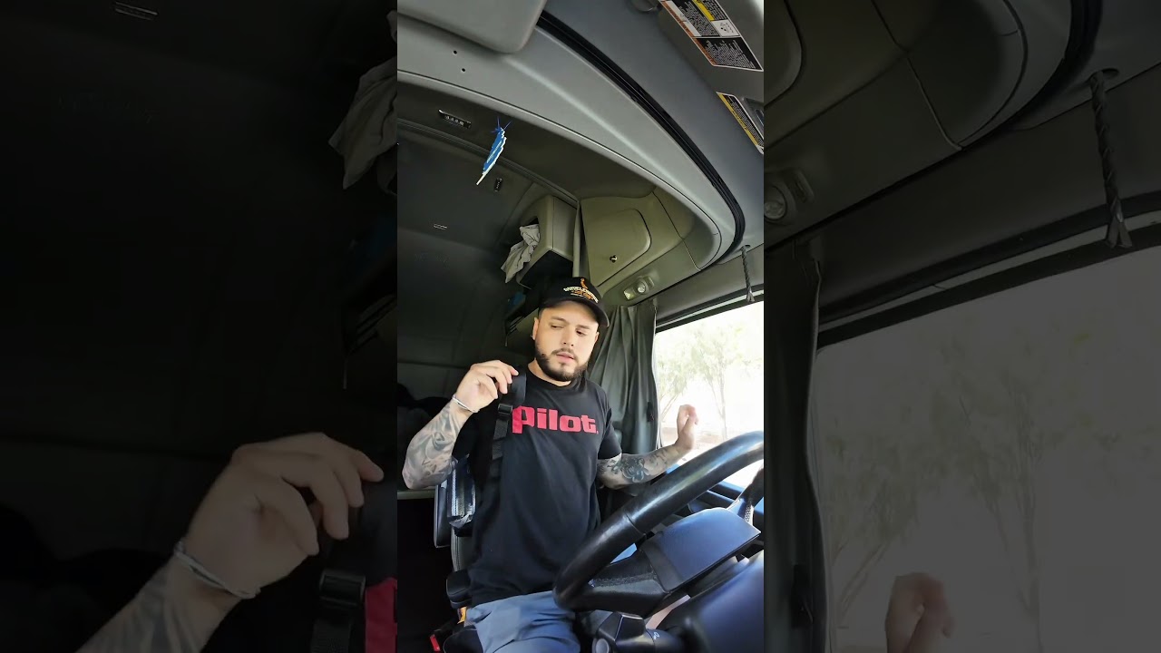 Morning routine on the road as a 28 year old truck driver