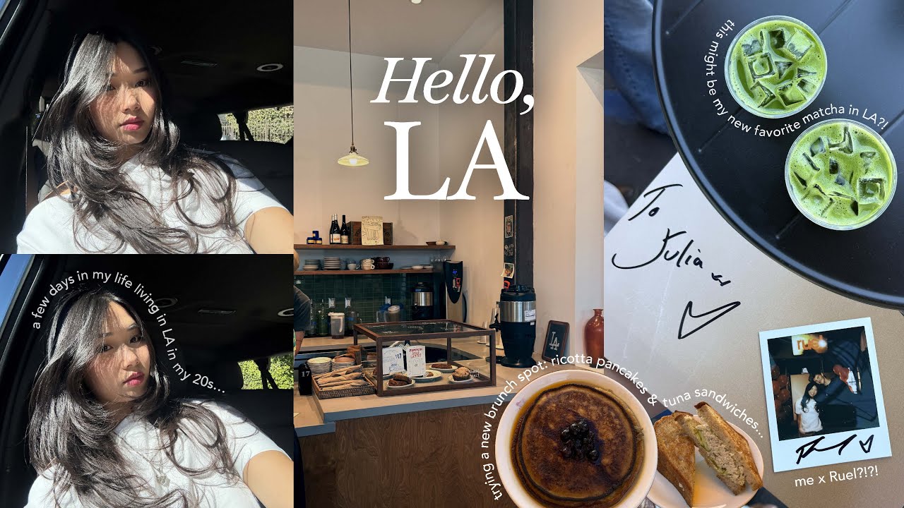 my life in LA 🧸💫 | work as full-time creator: Ruel & Reneé Rap concert, brunch & matcha lattes!