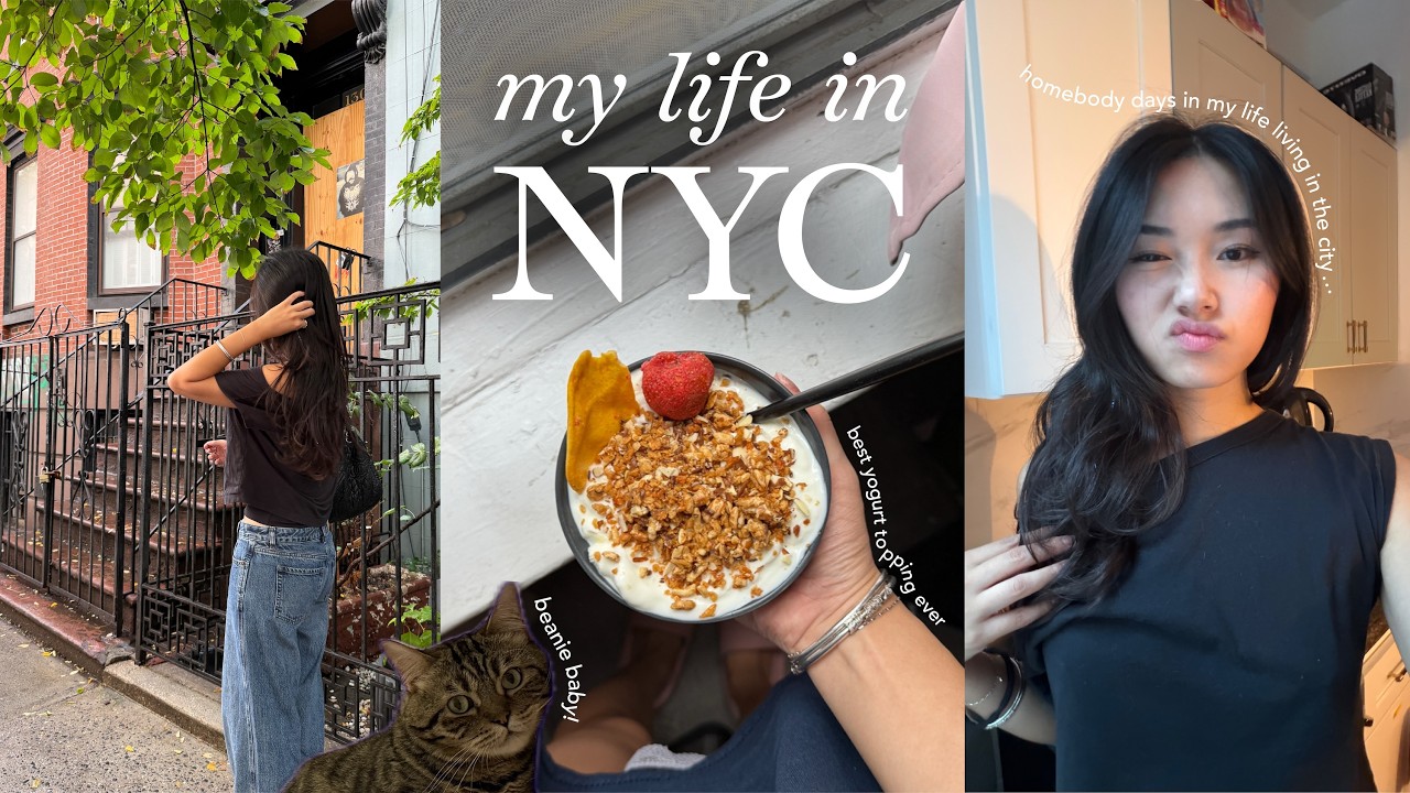 my life in new york city 🍎🚕 | my fitness mindset, packing for t&c and lazy girl meals!