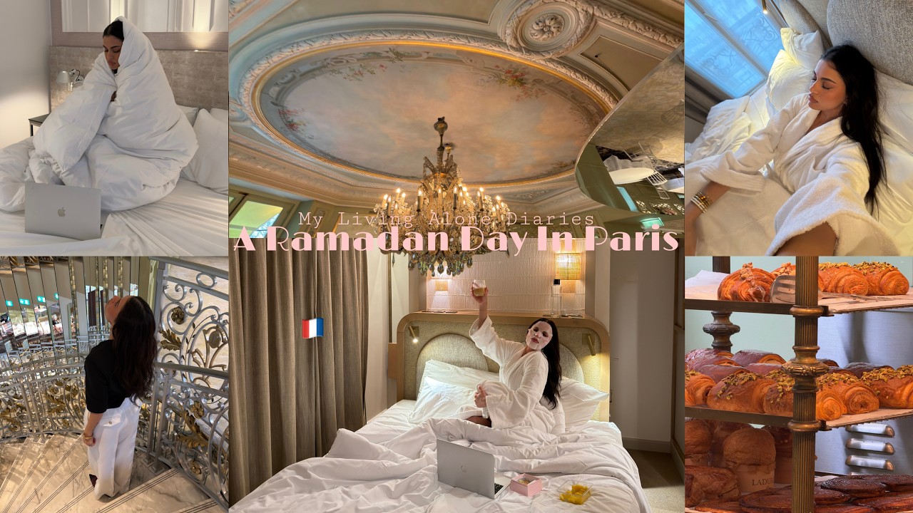 My Living Alone Diaries | A Cozy Ramadan Day In Paris 🇫🇷🌙