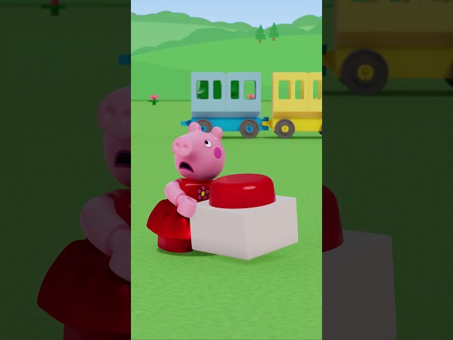 MYSTERY Button!  #PeppaPigTales #Shorts #LEGODUPLO