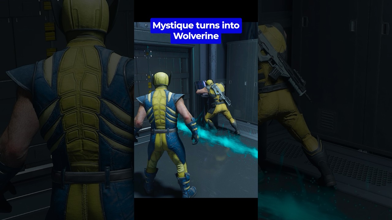 Mystique turns into Wolverine