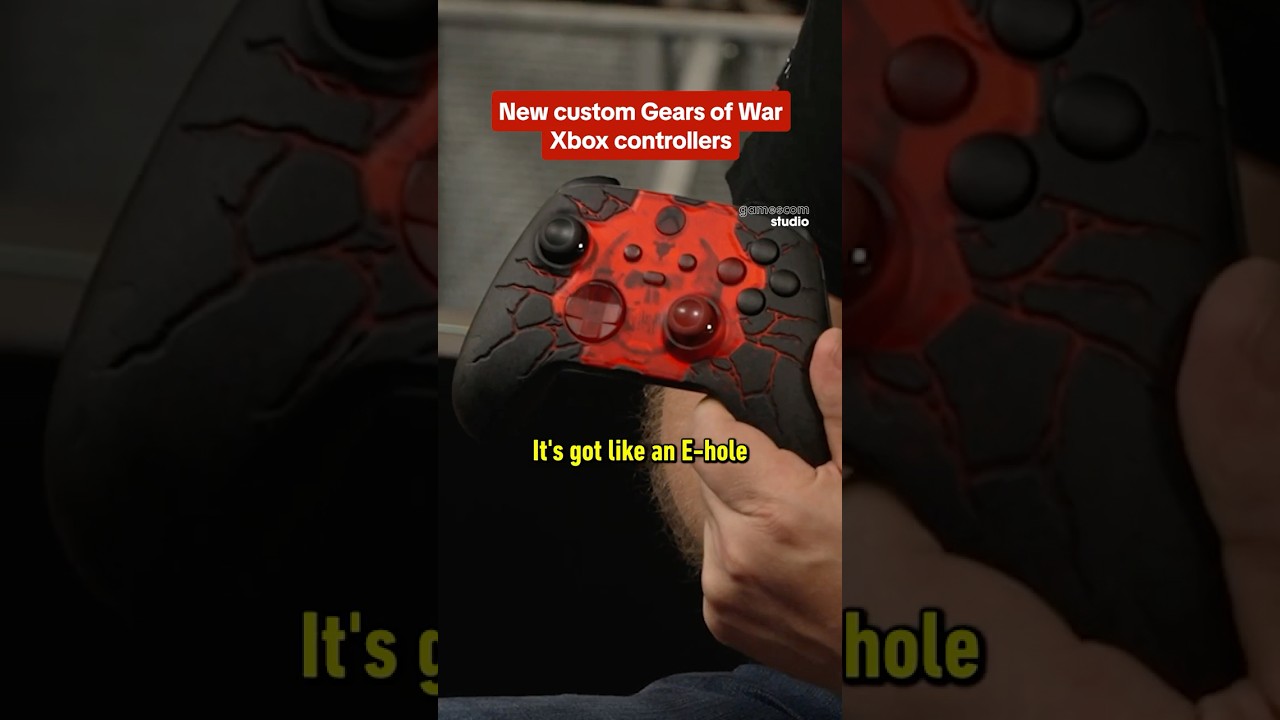 New Xbox controller for Gears of War: E-Day has 3D-sculpted grips. Presented by METRO 2039 and Fable