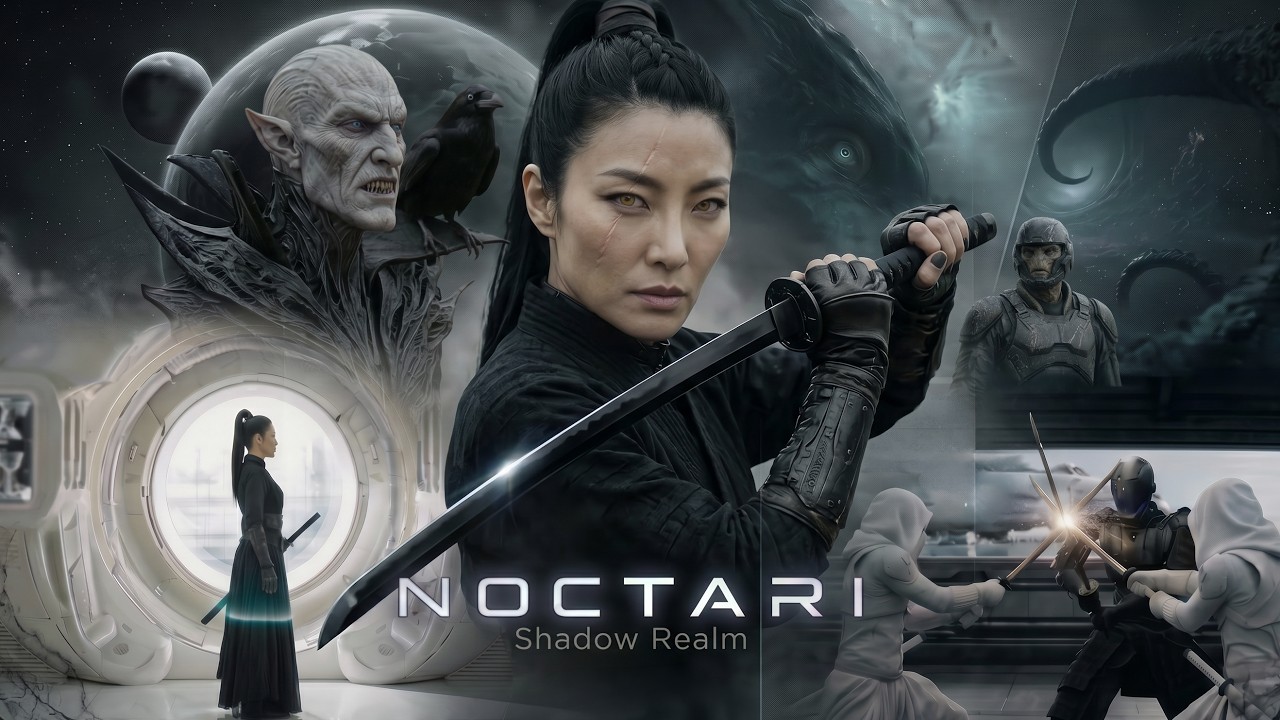 NOCTARI 3 - SHADOW REALM. Sci-fi fantasy Action with monsters, Kung-fu, robots, Creatures, Vampires