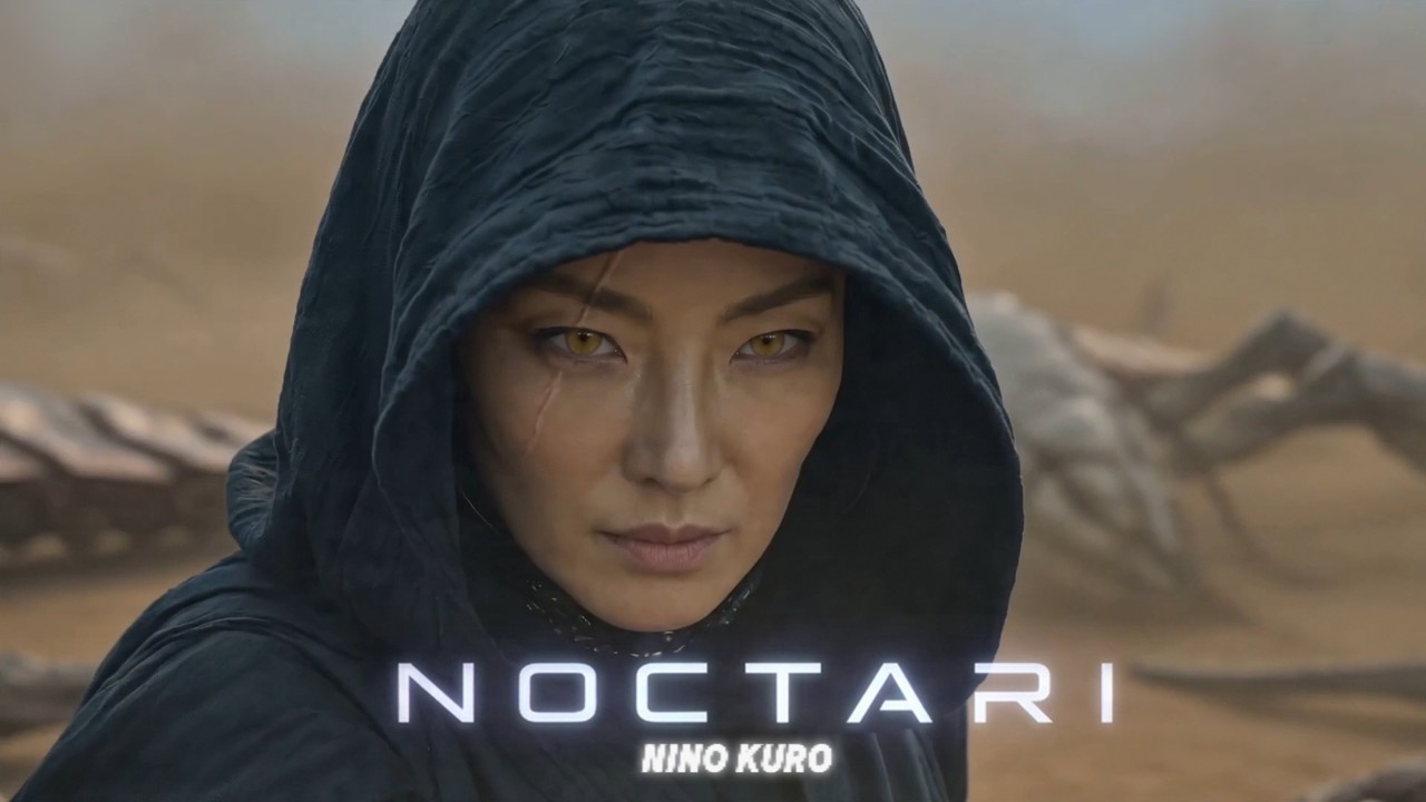 NOCTARI - Meet NINO KURO fighting Giant alien monsters with Sword. Sci-fi Kung-fu action series