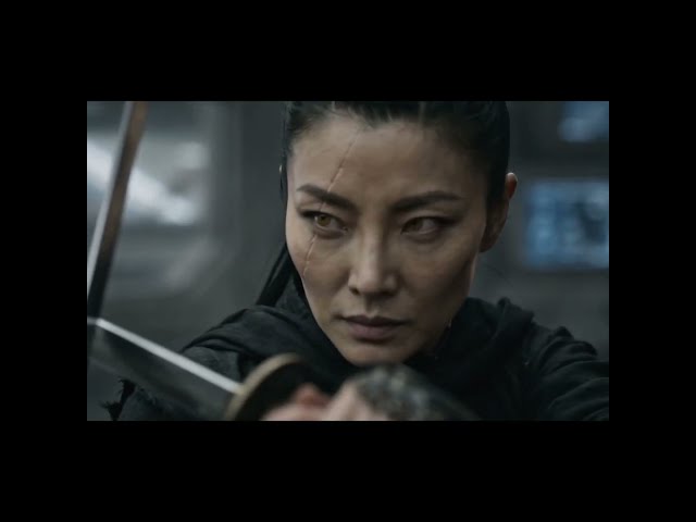 NOCTARI  - Nino meets TIN MAN -Sci fi kung-fu action swords fight, cyborg and robot fight scene