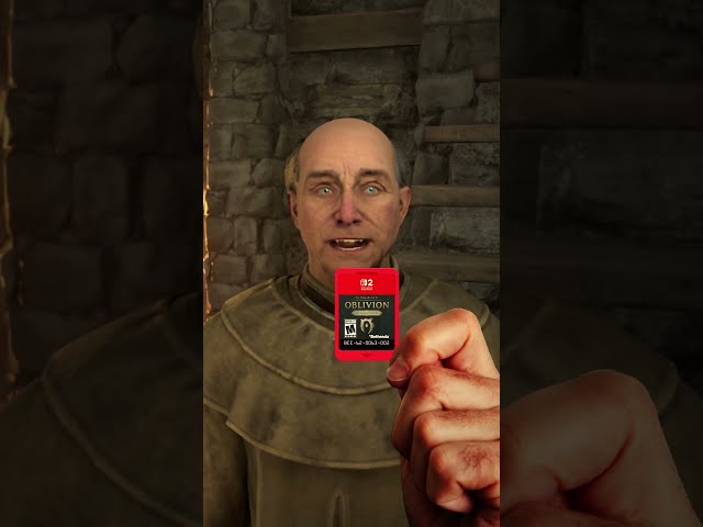 Oblivion Remastered coming to Nintendo Switch 2! #gaming #nintendoswitch2 #elderscrolls