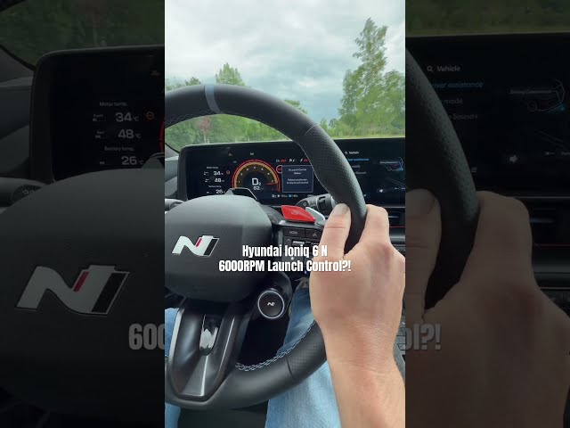 😄or😭 - 6000RPM LAUNCH CONTROL in HYUNDAI IONIQ 6 N with 650HP!