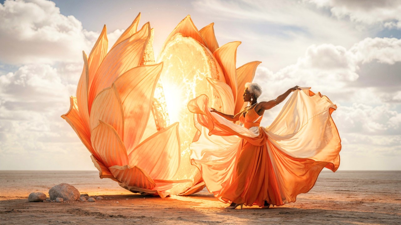 Otherworldly Surreal AI Scenes with Dancing - Still Dancing in the Sun 4K
